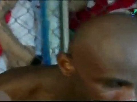 Football Player gets tear gassed