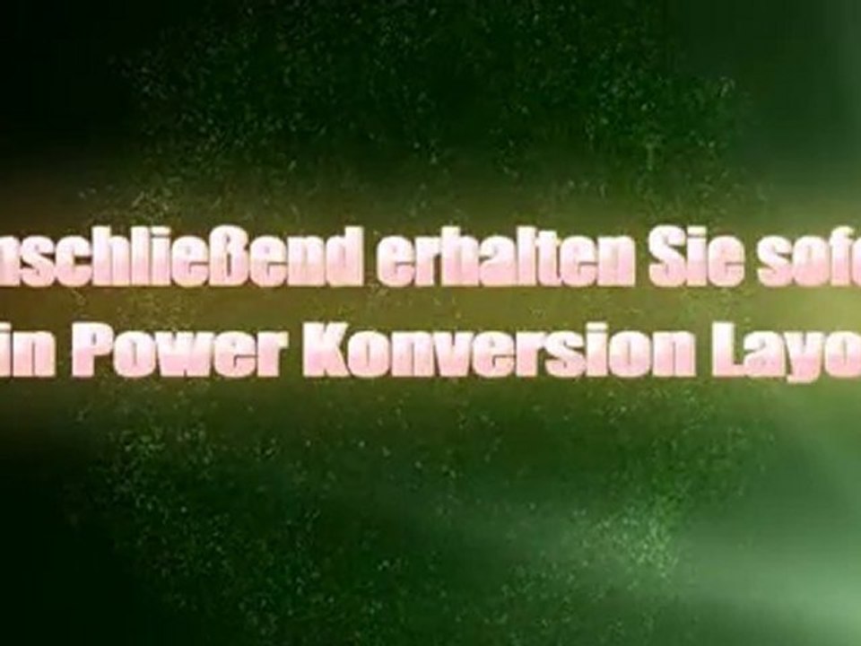 GRATIS Kaufauslösendes 1 x Power Konversion Layout