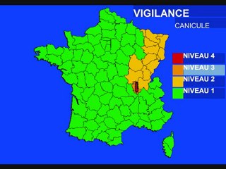 Météo 8 juillet 2010: Vigilance canicule, pollution