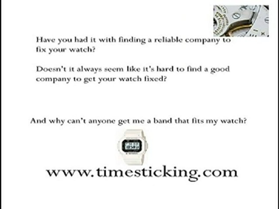 Times Ticking Clock and Watch Repair How to Repair your Wat