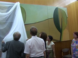 TULLE INAUGURATION du TABLEAU de Dorothée SADOWSKI