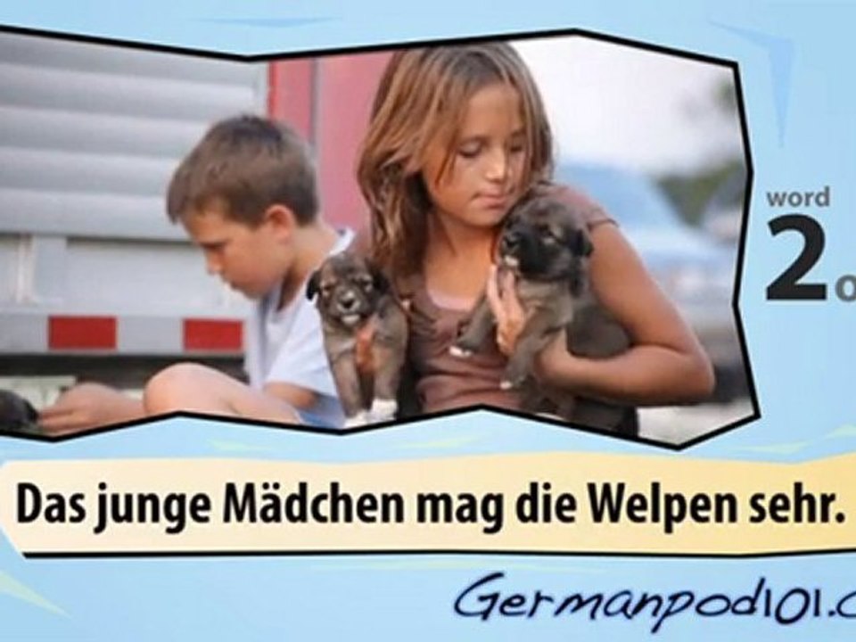 Learn German-Learn with Positive emotion video