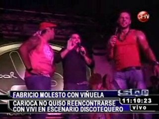 sqp  - Fabricio molesto con Viñuela