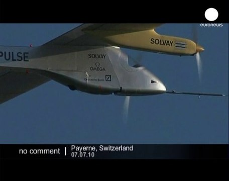 Solar plane in test for a night flight - no comment