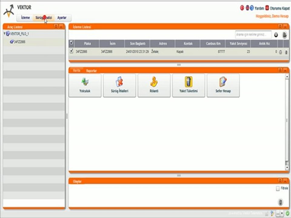 Vektör Telekom Araç Takip e Filo Yönetim Sistemleri
