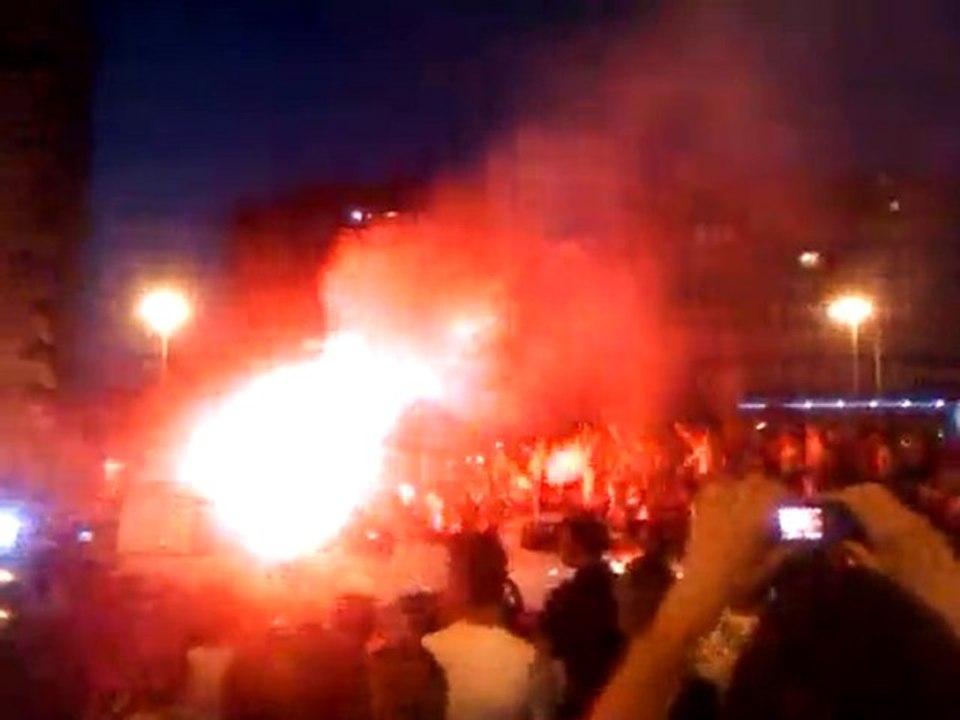 Celebración pase a la final del mundial-Plaza América (Vigo)