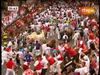 Segundo encierro de San Fermín 2010