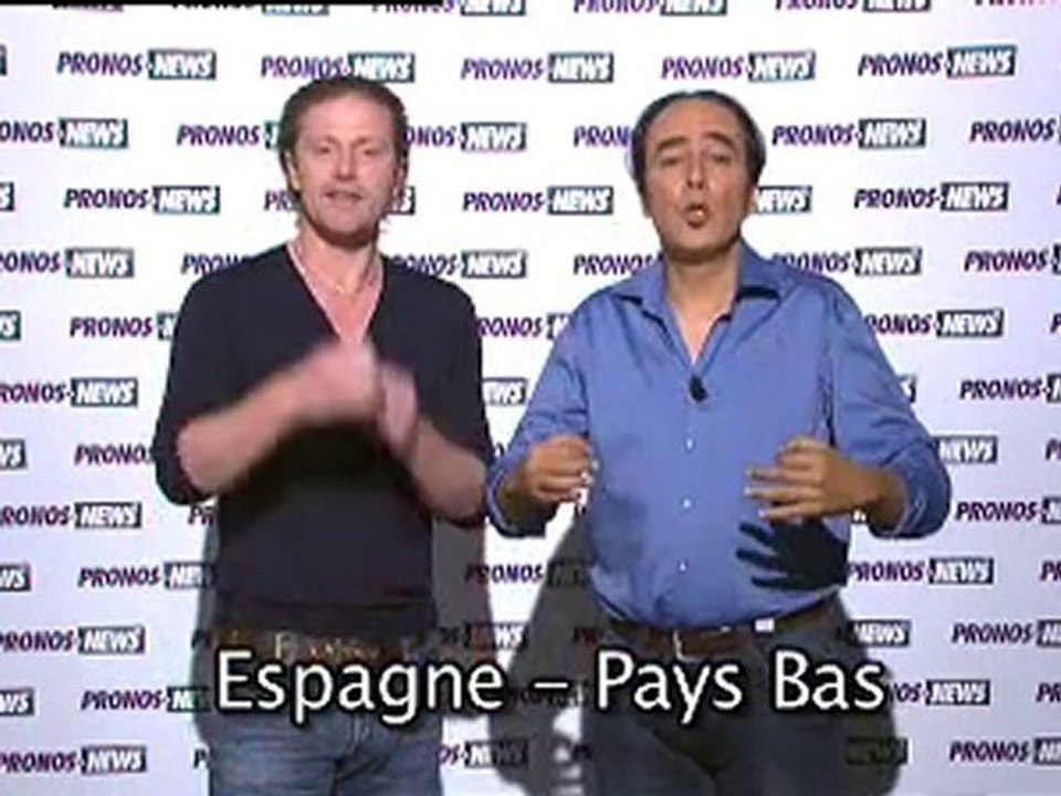 Pays-Bas vs Espagne (Finale) : Vidéo Pronostics