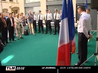 Inauguration d'un nouveau commissariat de police (Lyon)