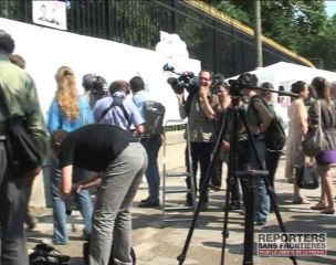 Mobilisation pour les otages de France 3 - Reporters sans fr