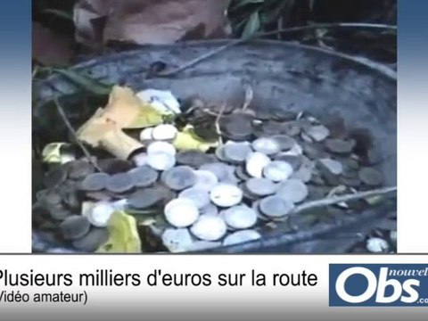 Des milliers d'euros perdus sur une route d'Italie