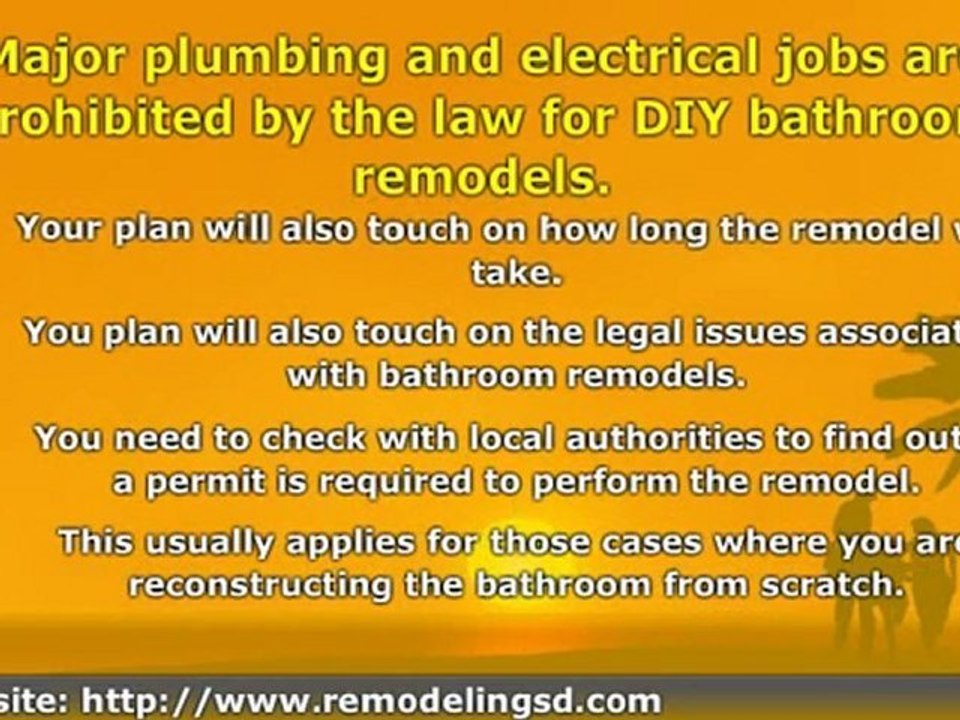 DIY Bathroom Remodeling Basics