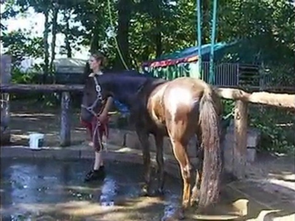 Ondette à la douche