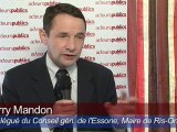 Thierry Mandon, maire de Ris-Orangis, CG de l'Essonne