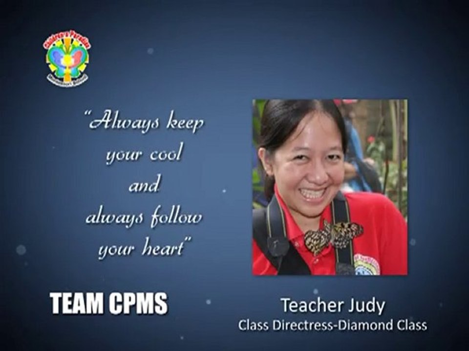Cebu Montessori Pre School: CPMS Teacher Training & Synergy