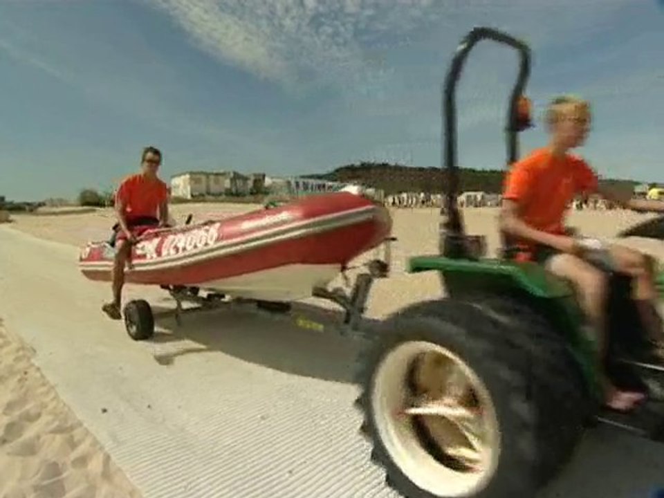 Calaisis TV: Ouverture du poste de secours sangatte Blériot