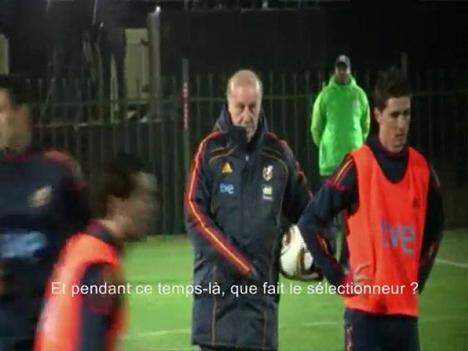 L'Espagne à l'entraînement