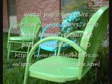 metal patio furniture, outdoor lounge chairs, retro metal c