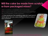 Mississauga Wedding Cakes - From Scratch or Mix?