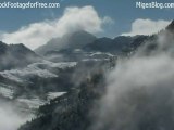 Free Snow Capped Mountain Stock Footage