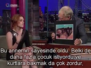 Kristen Stewart David Letterman Show Türkçe Altyazı