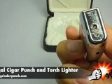 Regal Cigar Punch Torch Lighter