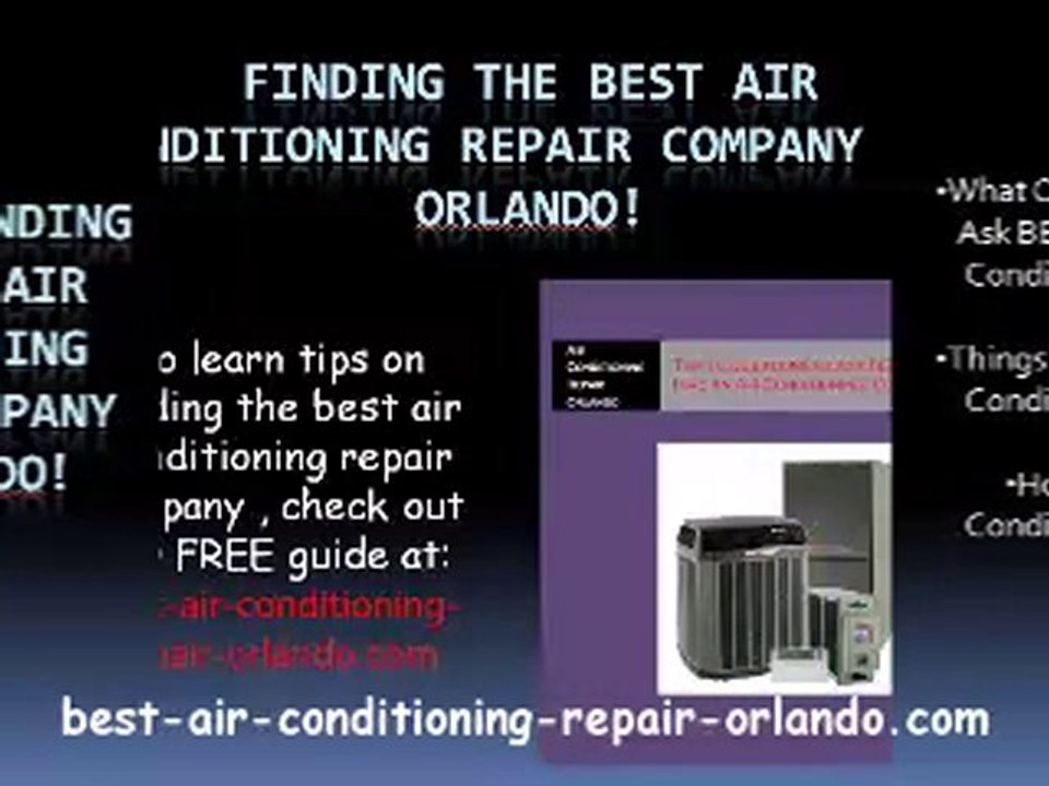 Best Air Conditioning Repair Orlando