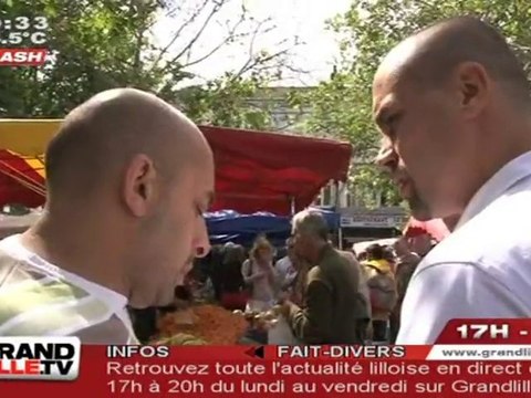 Opération marché propre à Wazemmes (Lille)