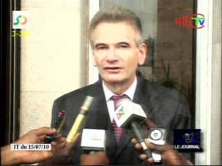Audience à la présidence du sénat
