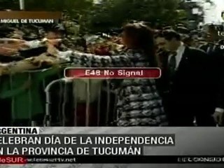 Celebran independencia argentina en la provincia de Tucumán