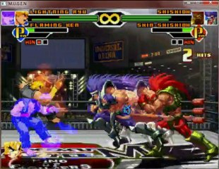 Lightning Ryu & Flaming Ken vs Shishioh & Shin Shishioh