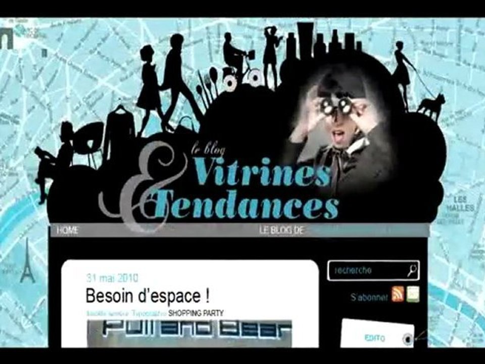 www.vitrines-tendances.com - le making off création du blog