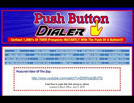 (Push Button Dialer) (Lead Dawg) (Scraper Pro)