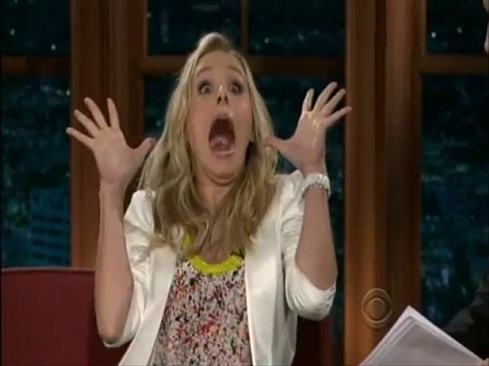 Kristen Bell Late Late Show 12 3 09