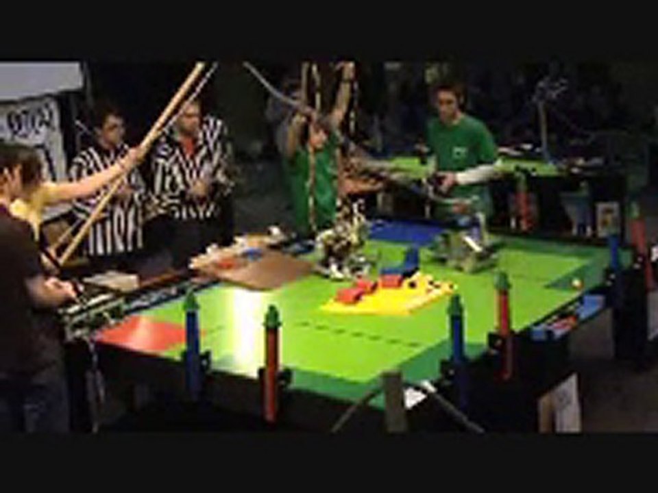 2eme match eurobot junior 2010 couvin fatal picard / robot