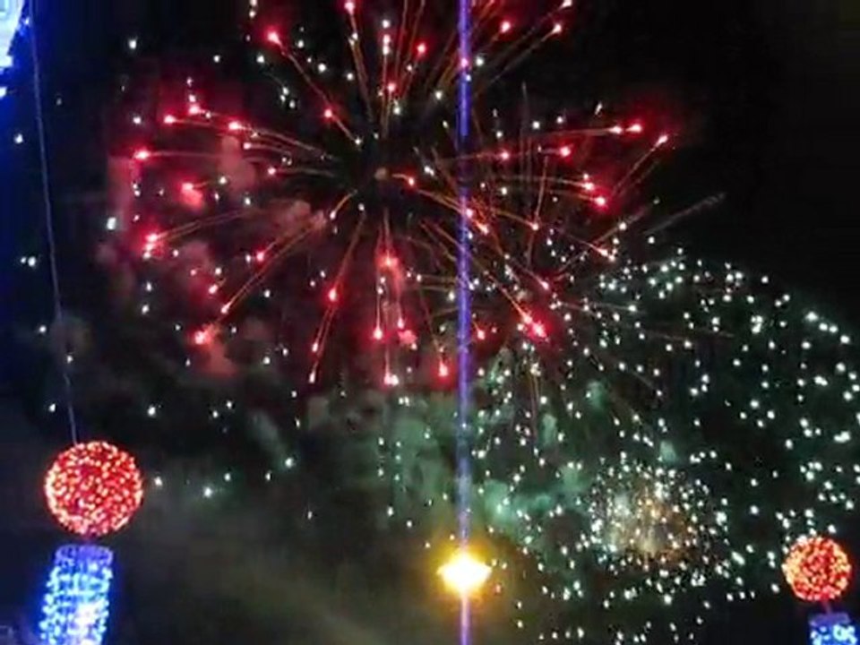 Feu D'artifice impressionant Fête de Rebordosa Portugal 2010