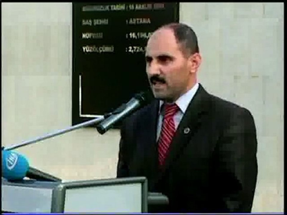 Azer Hasret`in Bayrak Meydanı açılışı konuşması