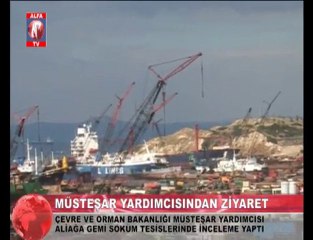 çevre ve orman bakanlığı müsteşar yardımcısı aliağa'da 2