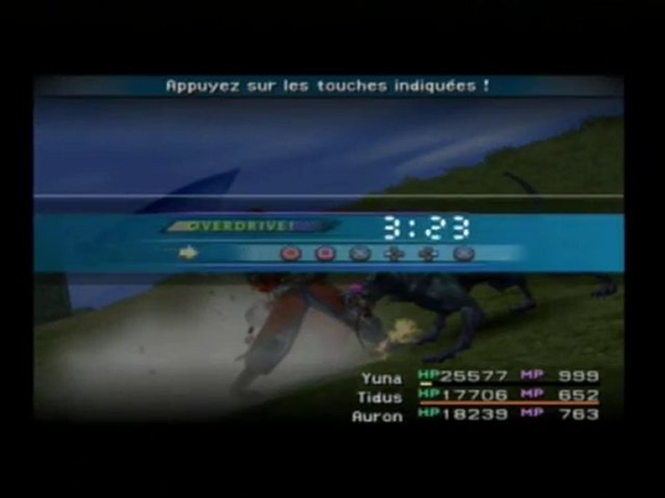 Final Fantasy X - Overdrive - Auron - Comète