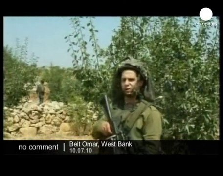 Demonstration against settlement in the... - no comment