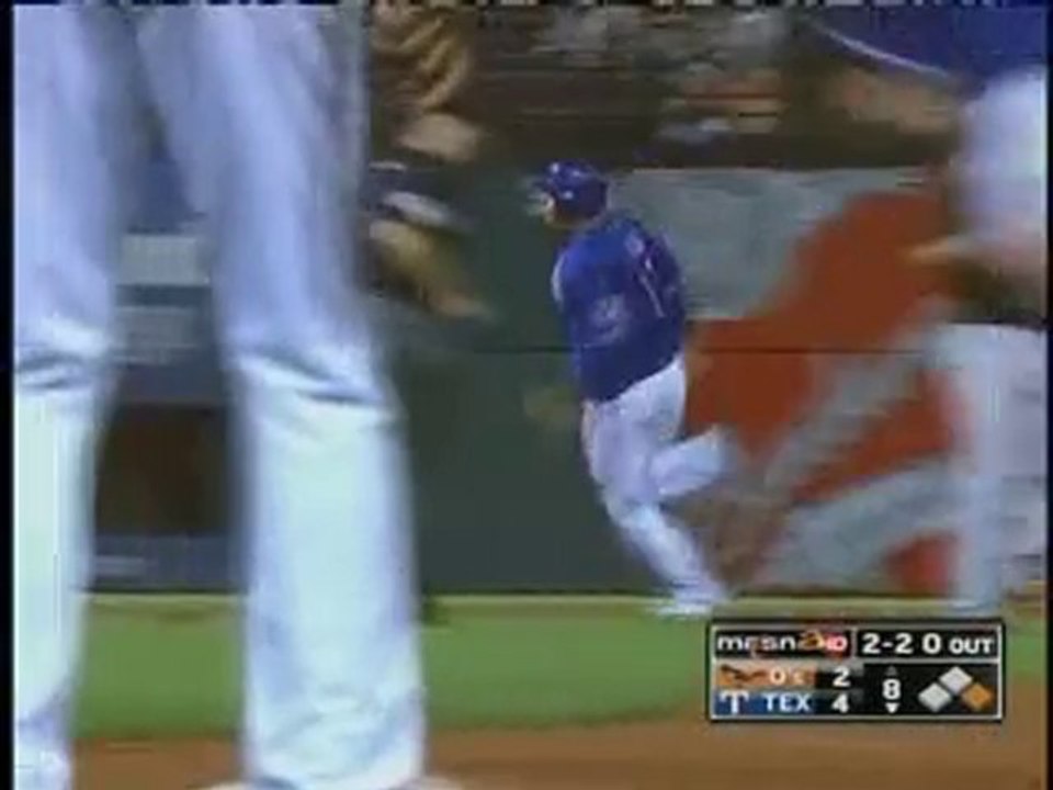 Baltimore - Texas Highlights (7/9/10)