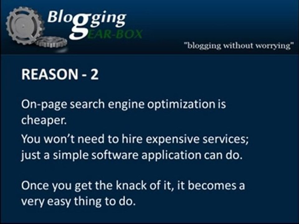 On Page Search Engine Optimization