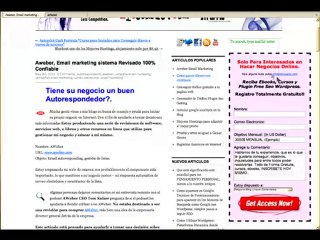 Aweber para sus campañas de email marketing