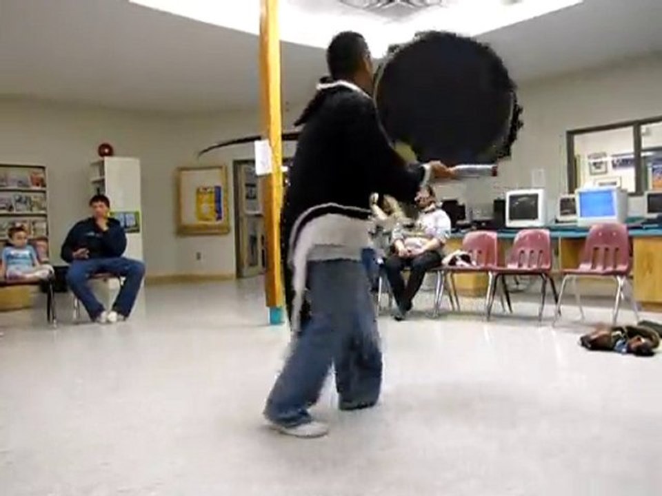 Drum dancing demonstration pt 2