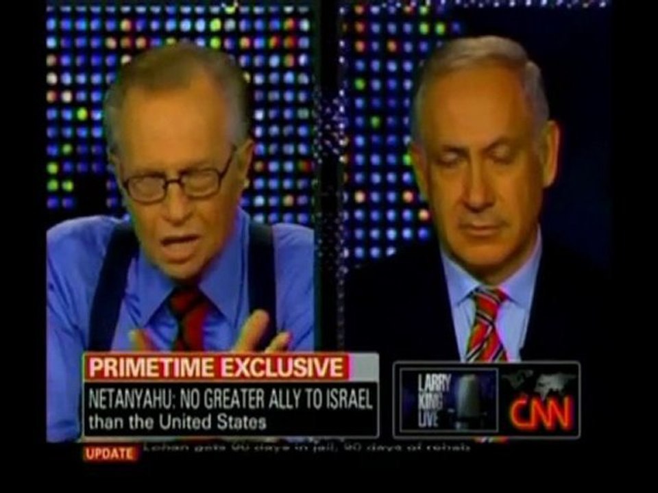 Benyamin Netanyahu on Larry King July 7-2010 (Part 1)