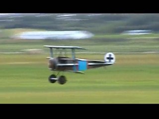 Flying RC model at a airshow in Iceland