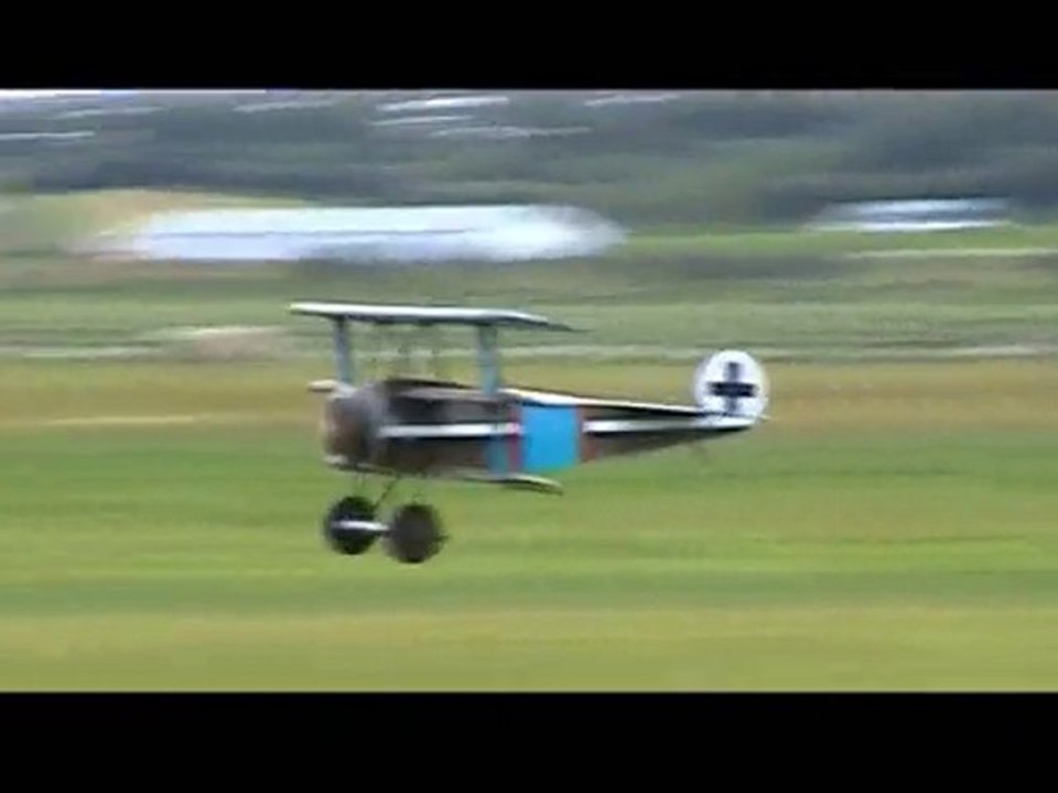 Flying RC model at a airshow in Iceland