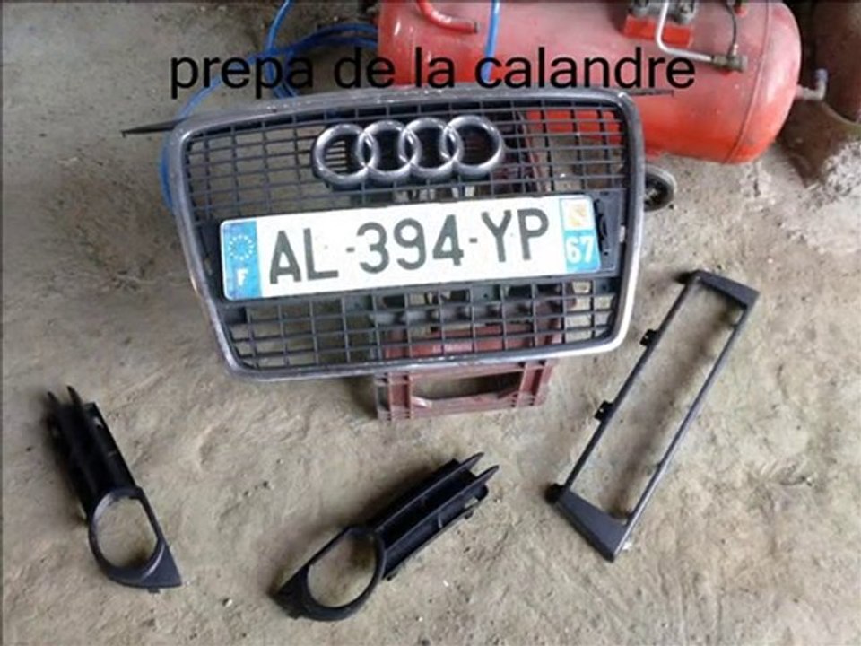 audi s-line degat de grele 275 impact blanc nacre restaurée