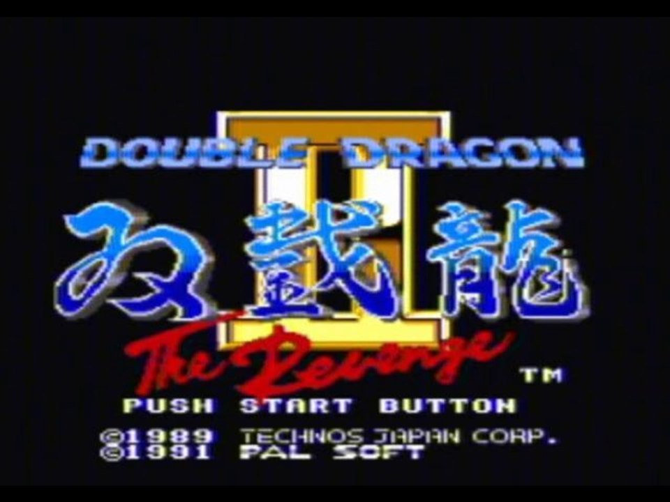 Vidéo Test Double Dragon The revenge MD