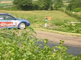 Crash rallye Cote Chalonnaise 2010